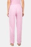 Amante Full Length Pyjama Bottom - Powder Pink Floral Print — thumbnail 3